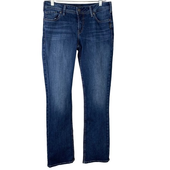 Silver Denim - Silver Jeans Elyse Slim Boot Jeans Size 30 Blue Midrise